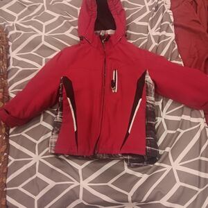 ZeroXposur Red and Black Kids Snow Coat